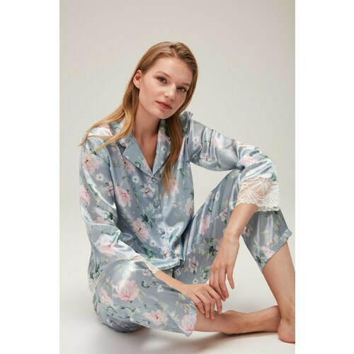 Liva Dantelli Pijama Takımı X-large resim önizleme