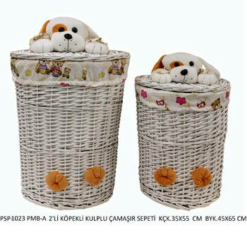 Pempe Köpekli Kulplu Çamaşır Sepeti ürün yorumları resim