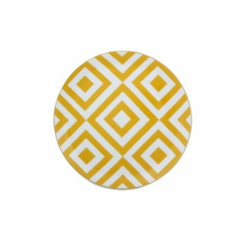 Porland Morocco Desen4 Sarı Düz Tabak 17cm resim önizleme