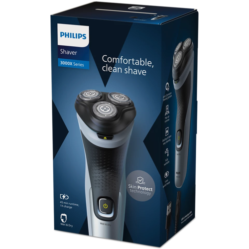 Philips Shaver 3000x Series Islak Ve Kuru Elektrikli Tıraş Makinesi - X3063/00 resim önizleme